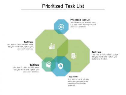 Prioritized task list ppt powerpoint presentation icon graphics pictures cpb