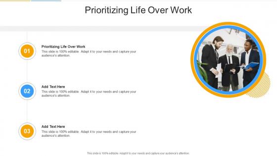 Prioritizing Life Over Work In Powerpoint And Google Slides Cpb