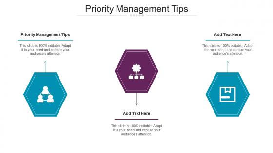 Priority Management Tips Ppt Powerpoint Presentation Summary Format Ideas Cpb