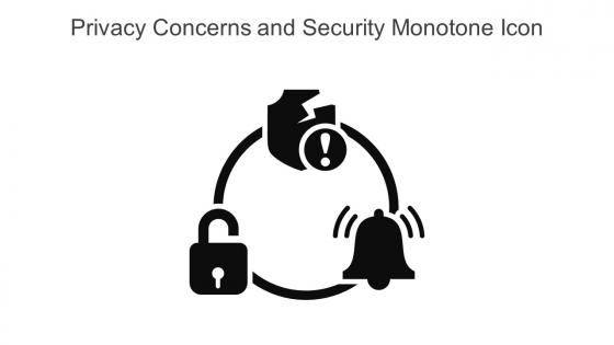 Privacy Concerns And Security Monotone Icon In Powerpoint Pptx Png And Editable Eps Format