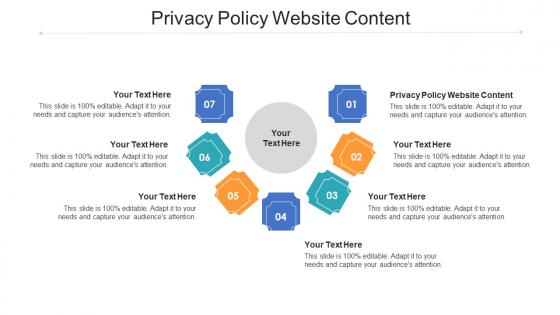 Privacy policy website content ppt powerpoint presentation layouts mockup cpb