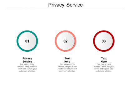 Privacy service ppt powerpoint presentation layouts design templates cpb