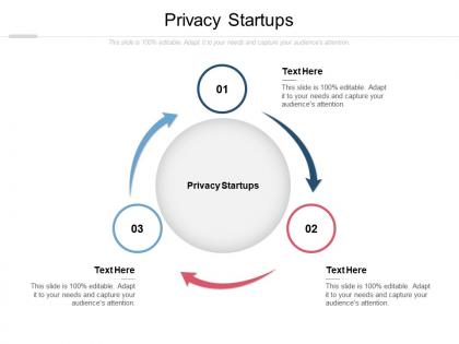 Privacy startups ppt powerpoint presentation pictures show cpb