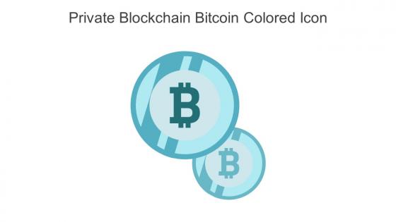 Private Blockchain Bitcoin Colored Icon In Powerpoint Pptx Png And Editable Eps Format