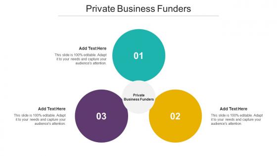 Private Business Funders Ppt Powerpoint Presentation Slides Skills Cpb