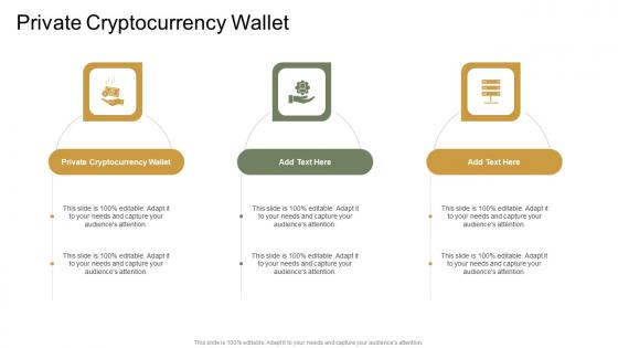 Private Cryptocurrency Wallet In Powerpoint And Google Slides Cpb