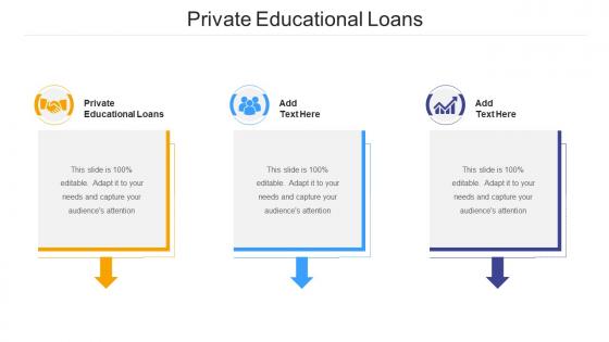 Private Educational Loans In Powerpoint And Google Slides Cpb