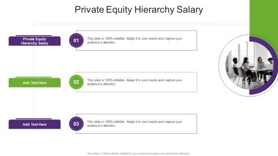 Private Equity Hierarchy Salary In Powerpoint And Google Slides Cpb