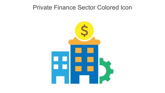 Private Finance Sector Colored Icon In Powerpoint Pptx Png And Editable Eps Format