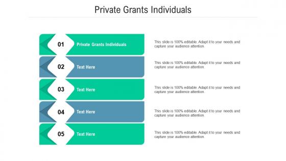 Private grants individuals ppt powerpoint presentation professional mockup cpb
