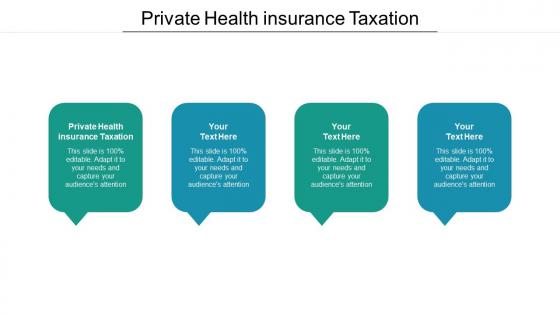 Private health insurance taxation ppt powerpoint presentation guidelines cpb
