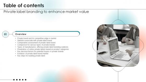 Private Label Branding To Enhance Market Value Table Of Contents Ppt Ideas Layout