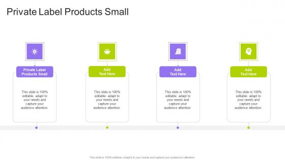 Private Label Products Small Business In Powerpoint And Google Slides Cpb