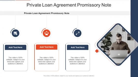Private Loan Agreement Promissory Note In Powerpoint And Google Slides Cpb