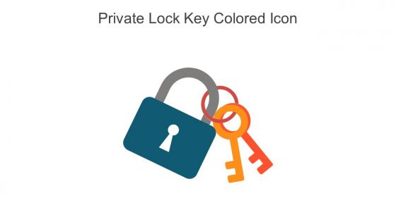 Private Lock Key Colored Icon In Powerpoint Pptx Png And Editable Eps Format