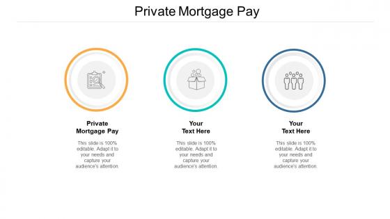Private mortgage pay ppt powerpoint presentation layouts examples cpb