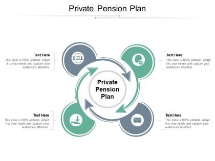 Private pension plan ppt powerpoint presentation slide cpb
