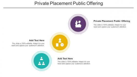 Private Placement Public Offering Ppt Powerpoint Presentation Portfolio Slides Cpb