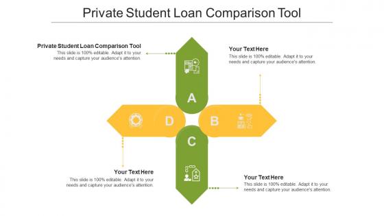 Private student loan comparison tool ppt powerpoint presentation model slide cpb