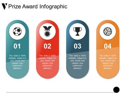 Prize award infographic ppt sample