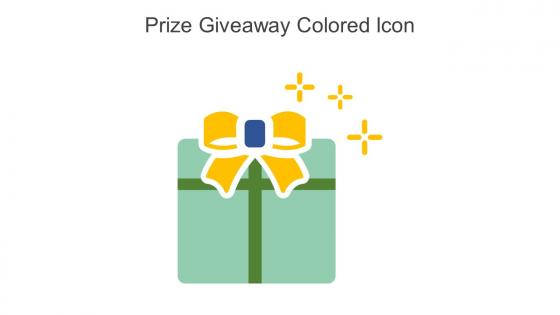 Prize Giveaway Colored Icon In Powerpoint Pptx Png And Editable Eps Format
