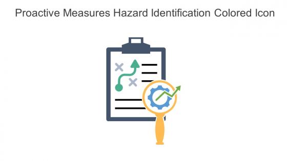 Proactive Measures Hazard Identification Colored Icon In Powerpoint Pptx Png And Editable Eps Format