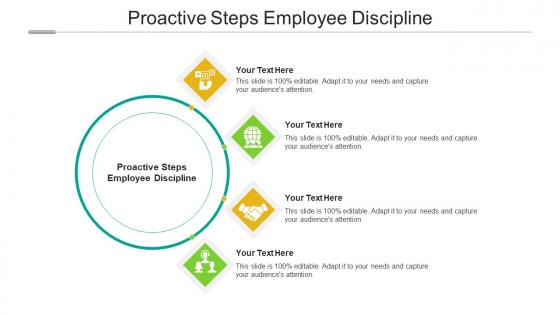 Proactive steps employee discipline ppt powerpoint presentation summary show cpb