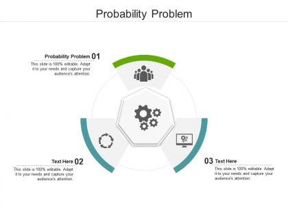 Probability problem ppt powerpoint presentation icon design templates cpb