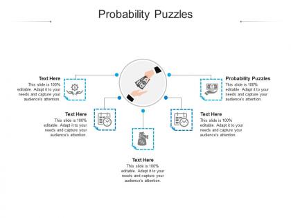Probability puzzles ppt powerpoint presentation portfolio templates cpb