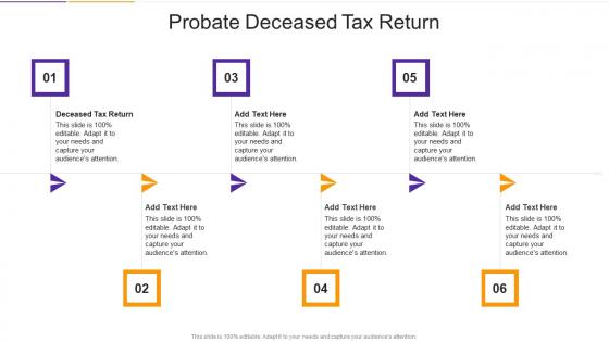 Probate Deceased Tax Return In Powerpoint And Google Slides Cpb