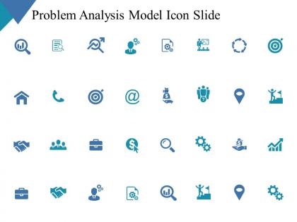 Problem analysis model icon slide arrows c337 ppt powerpoint presentation layouts ideas