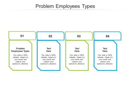 Problem employees types ppt powerpoint presentation ideas slide download cpb