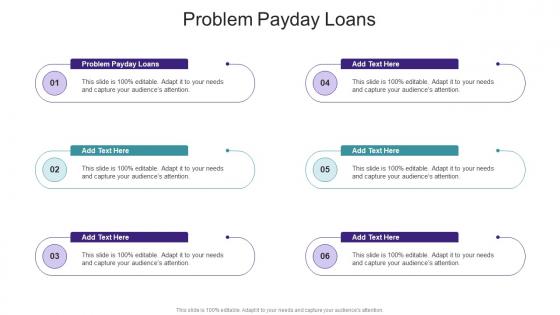Problem Payday Loans In Powerpoint And Google Slides Cpb
