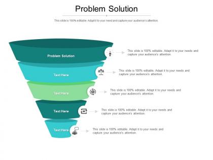 Problem solution ppt powerpoint presentation inspiration shapes cpb
