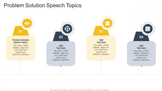 Problem Solution Speech Topics In Powerpoint And Google Slides Cpb