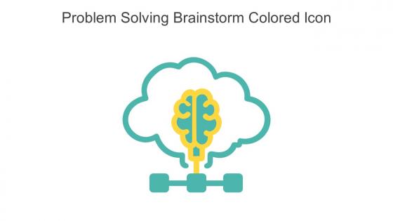 Problem Solving Brainstorm Colored Icon In Powerpoint Pptx Png And Editable Eps Format
