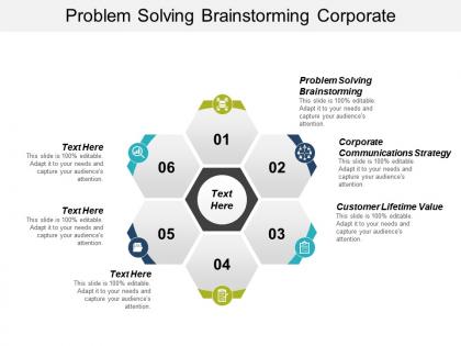Problem solving brainstorming corporate communications strategy customer lifetime value cpb