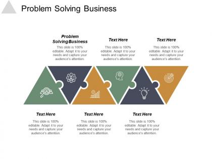 Problem solving business ppt powerpoint presentation icon influencers cpb