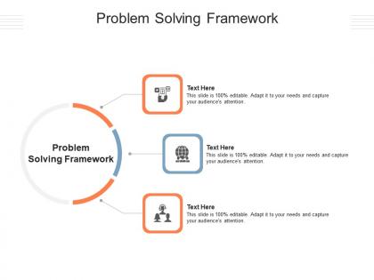 Problem solving framework ppt powerpoint presentation file outline cpb
