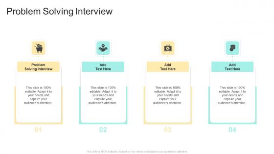 Problem Solving Interview In Powerpoint And Google Slides Cpb