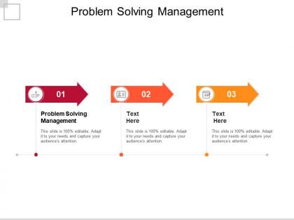 Problem solving management ppt powerpoint presentation portfolio cpb