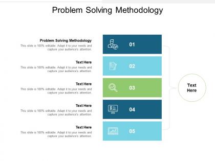 Problem solving methodology ppt powerpoint presentation summary show cpb