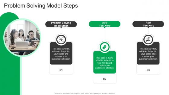 Problem Solving Model Steps In Powerpoint And Google Slides Cpb