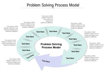 Problem solving process model ppt powerpoint presentation outline files cpb
