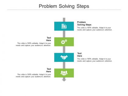 Problem solving steps ppt powerpoint presentation styles clipart images cpb