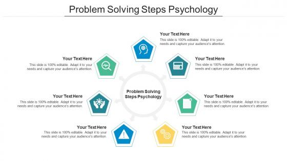 Problem Solving Steps Psychology Ppt Powerpoint Presentation Slides Portrait Cpb