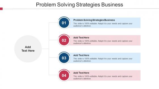 Problem Solving Strategies Business In Powerpoint And Google Slides Cpb