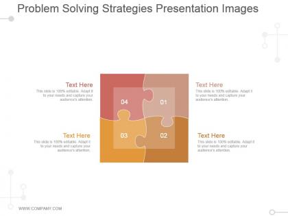 Problem solving strategies presentation images