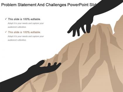 Problem statement and challenges powerpoint slide