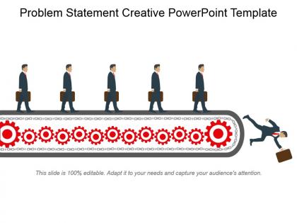 Problem statement creative powerpoint template